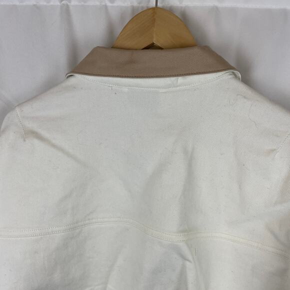 Jordan Renegade Canvas Jacket Full Zip Women's White Air Nike FN5674-133 Size L - Picture 9 of 12